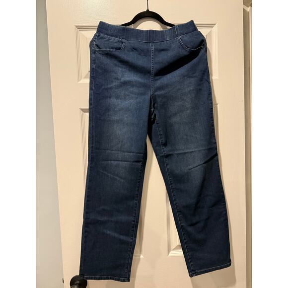 Universal Standard ComfortDenim Stovepipe Straight Pull-On Jeans, XS 10/12 BNWT - Picture 4 of 6